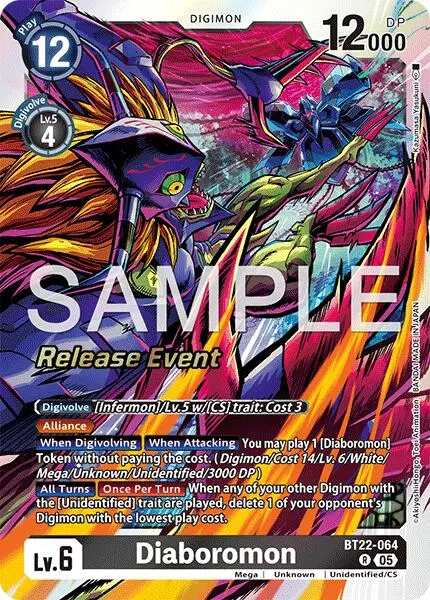 Diaboromon [Bt22-064] [Cyber Eden Release Event Cards] 1