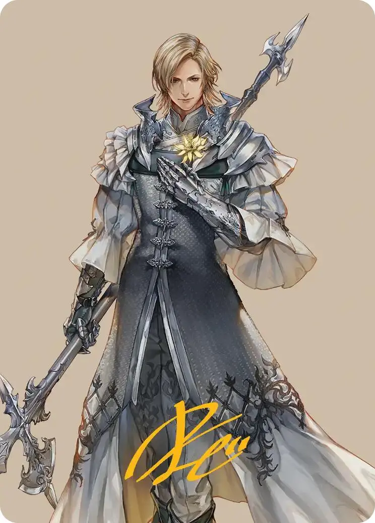 Dion, Bahamut's Dominant Art Card (Gold-Stamped Signature) [Final Fantasy Art Series] 1