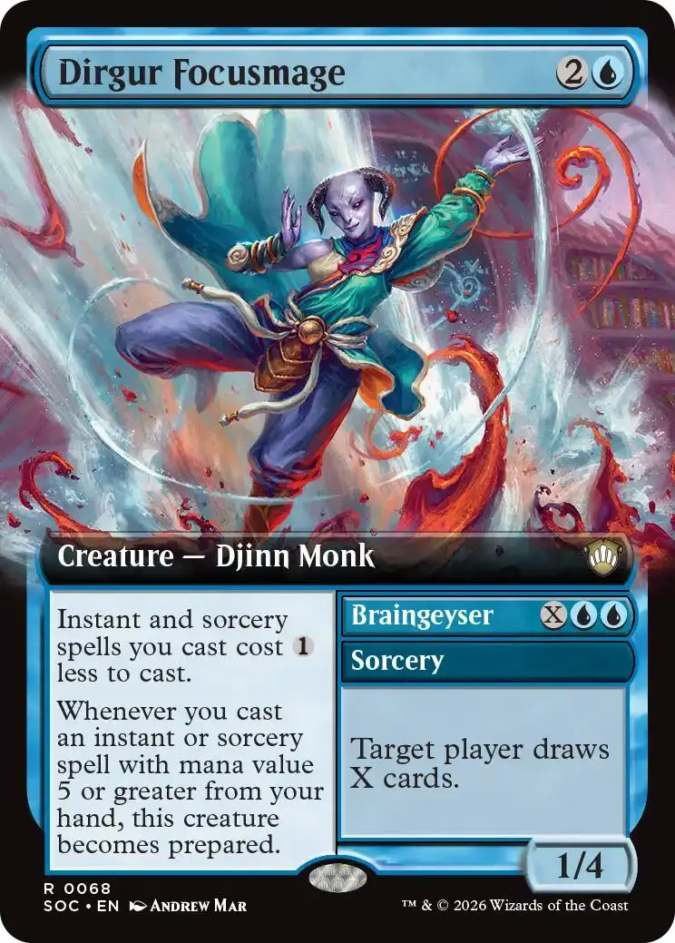 Dirgur Focusmage (Extended Art) [Secrets Of Strixhaven Commander] 1
