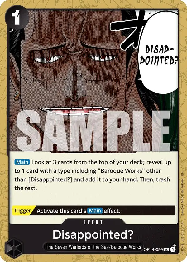 Disappointed? [The Azure Sea's Seven] 1