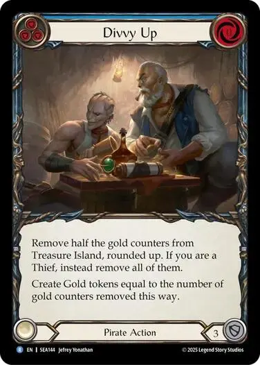 Divvy Up [Sea144] (High Seas)  Rainbow Foil 1