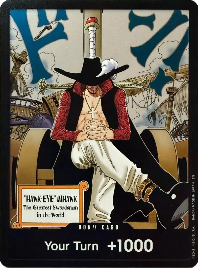 Don!! Card (Dracule Mihawk) [The Azure Sea's Seven] 1