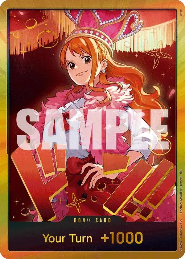 Don!! Card (Nami) (Gold) [Extra Booster: One Piece Heroines Edition] 1