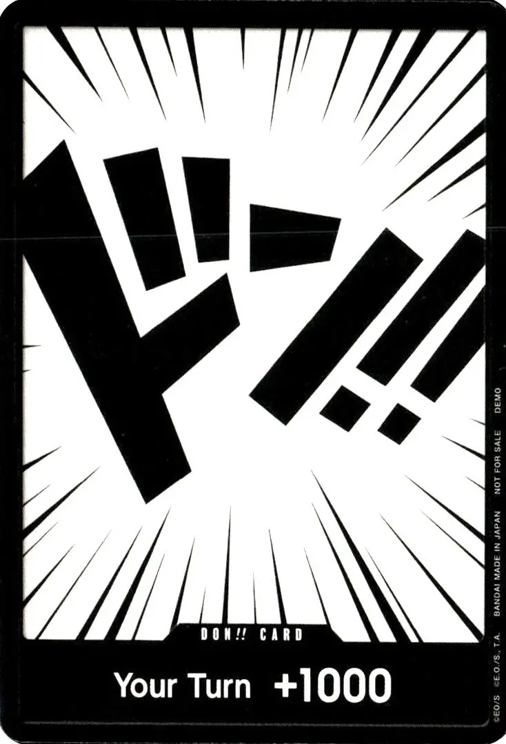 Don!! Card [One Piece Demo Deck Cards] 1