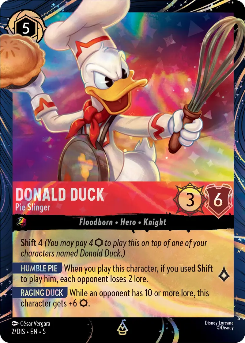 Donald Duck - Pie Slinger (2) [Promo Cards] 1