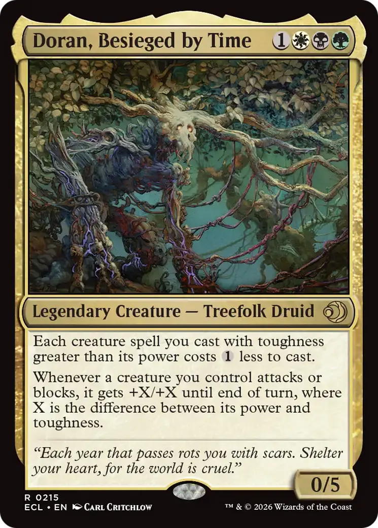 Doran, Besieged By Time [Lorwyn Eclipsed] 1