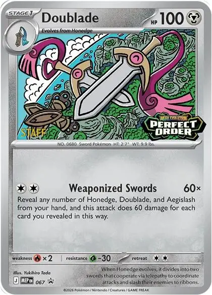 Doublade (067) [Staff] [Mega Evolution Promo] 1