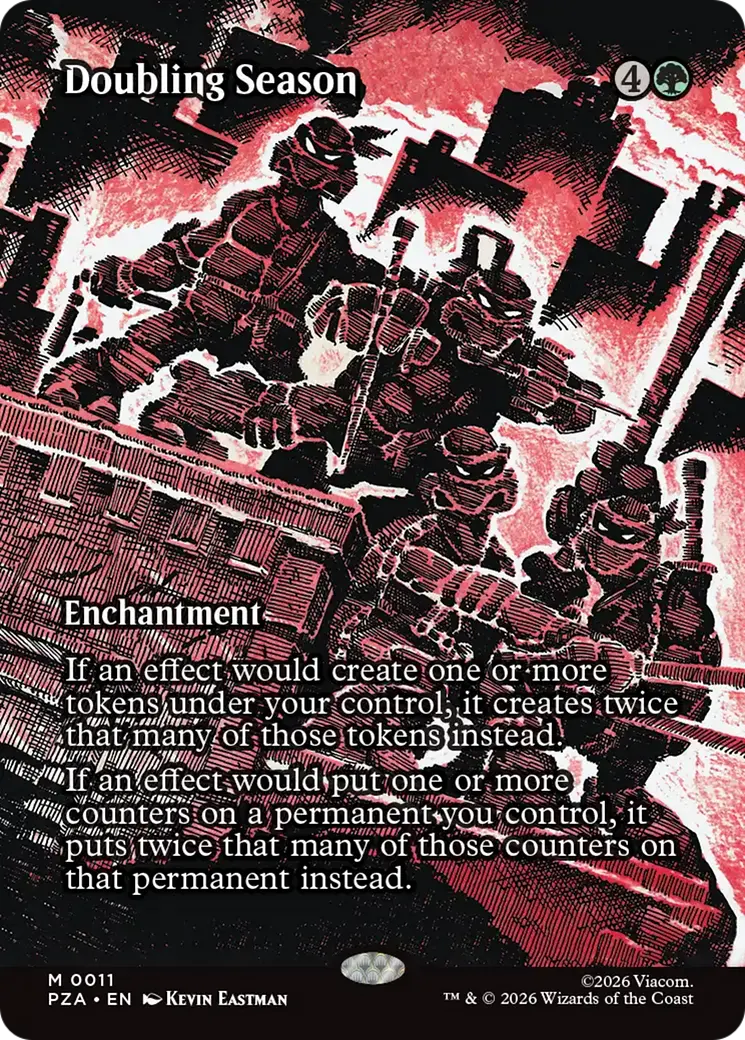 Doubling Season (Borderless) [Teenage Mutant Ninja Turtles Eternal-Legal] 1