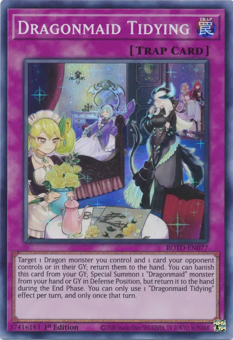 Dragonmaid Tidying [Rotd-En077] Super Rare 1