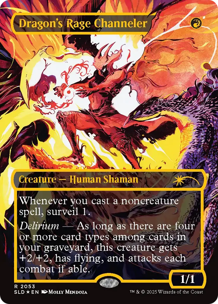 Dragon's Rage Channeler (2053) (Raised Foil) [Secret Lair Drop Series] 1