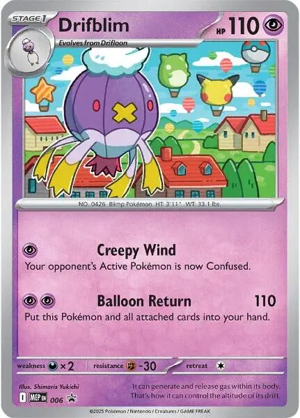 Drifblim (006) [Mega Evolutions Promo] 1