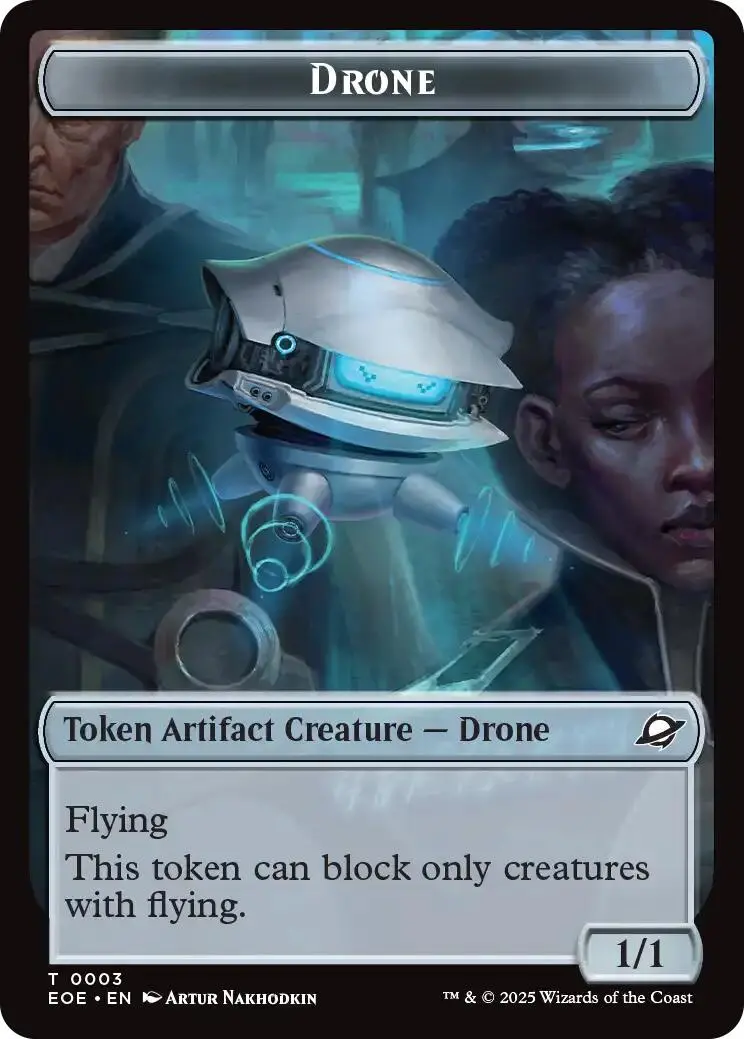 Drone // Lander (0006) Doubled-Sided Token [Edge Of Eternities Tokens] 1