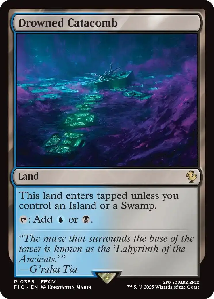 Drowned Catacomb (Surge Foil) [Final Fantasy Commander] 1