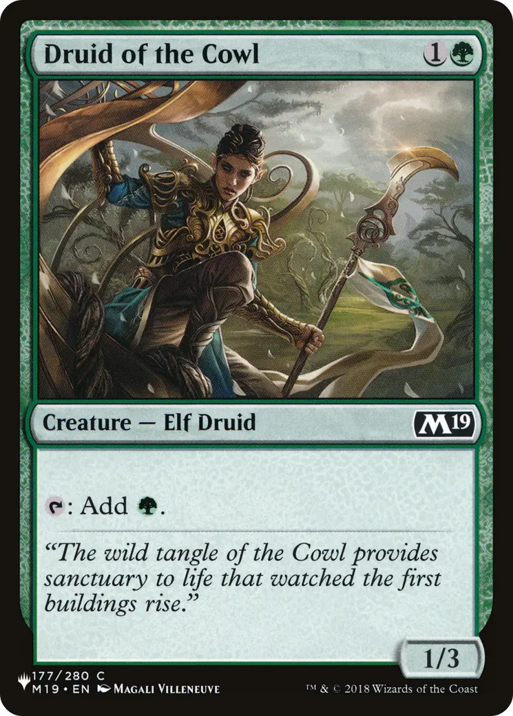 Druid Of The Cowl [The List] 1