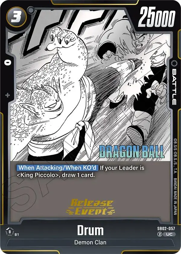 Drum [Manga Booster 02 Release Event Cards] 1