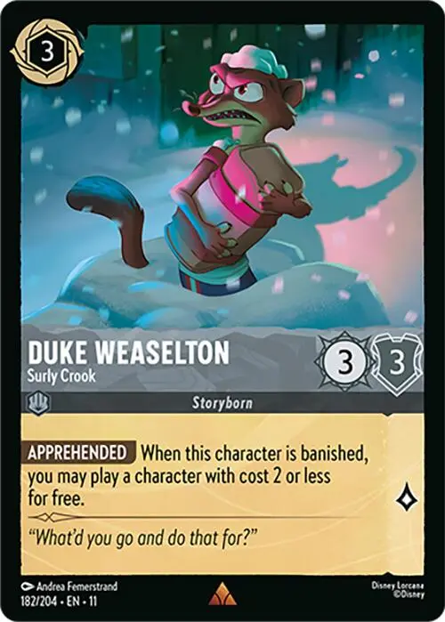 Duke Weaselton - Surly Crook (182/204) [Winterspell] 1