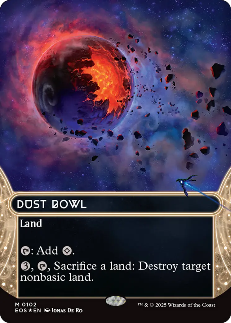 Dust Bowl (0102) (Borderless) (Galaxy Foil) [Edge Of Eternities: Stellar Sights] 1