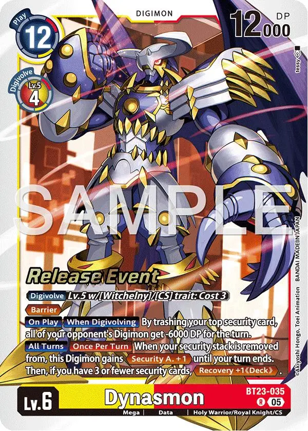 Dynasmon [Bt23-035] [Hackers' Slumber Release Event Cards] 1