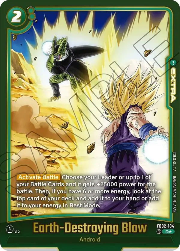 Earth-Destroying Blow (Alternate Art) (Reprint) [Blazing Aura] 1