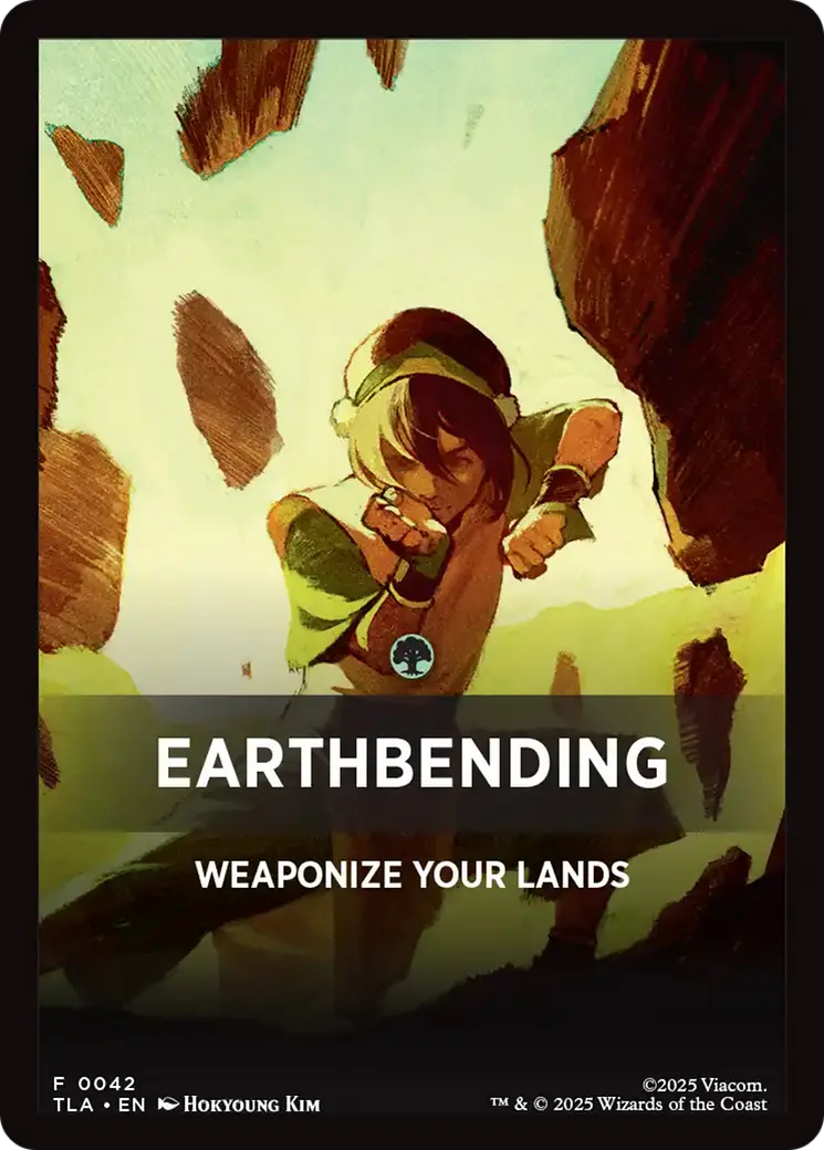 Earthbending Theme Card (0042) [Avatar: The Last Airbender Tokens] 1