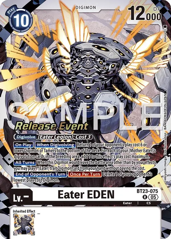 Eater Eden [Bt23-075] [Hackers' Slumber Release Event Cards] 1