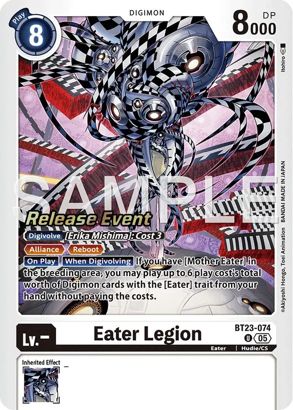 Eater Legion [Bt23-074] [Hackers' Slumber Release Event Cards] 1