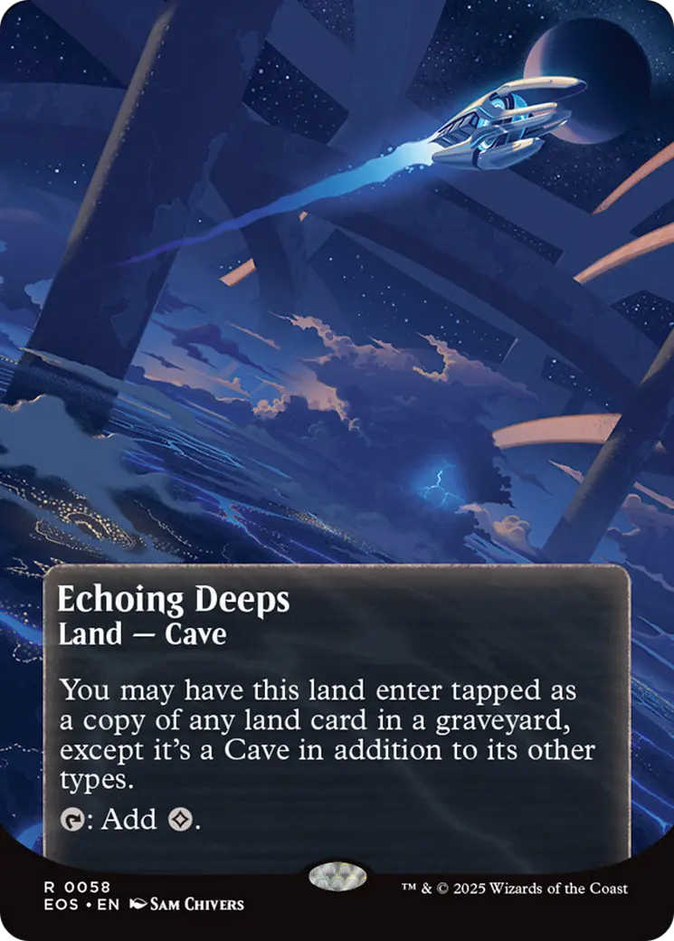 Echoing Deeps (0058) (Borderless) [Edge Of Eternities: Stellar Sights] 1