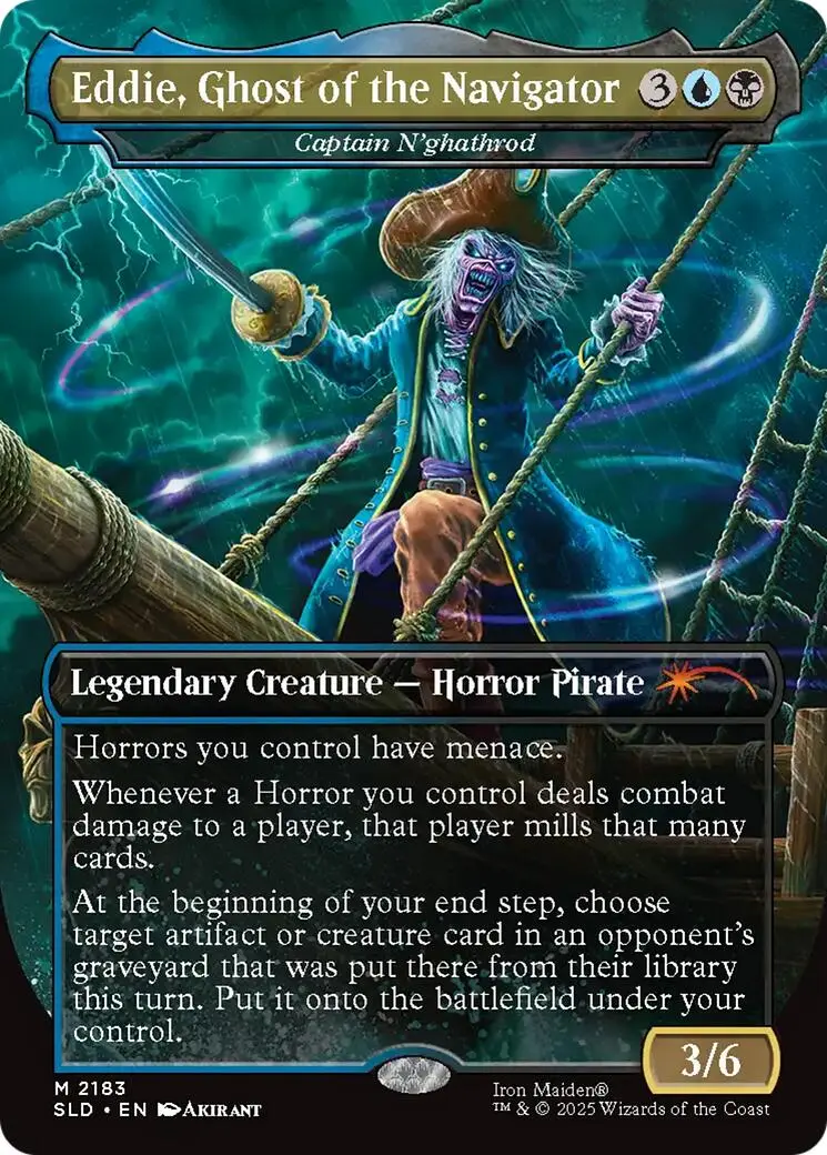 Eddie, Ghost Of The Navigator - Captain N'ghathrod [Secret Lair Drop Series] 1