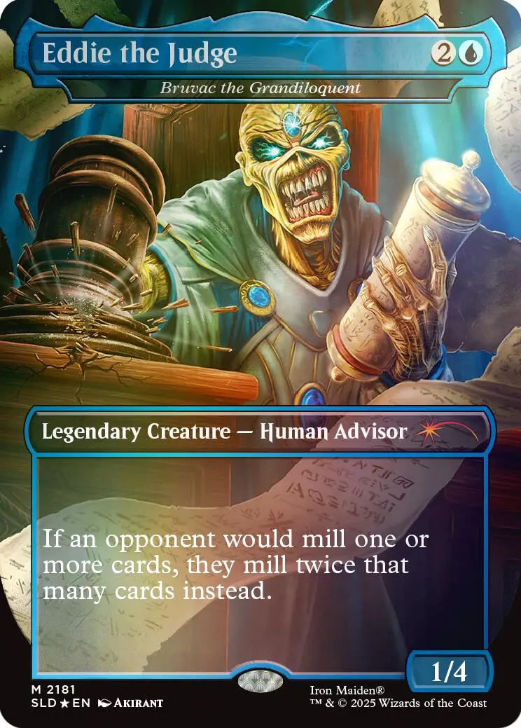 Eddie The Judge - Bruvac The Grandiloquent (Rainbow Foil) [Secret Lair Drop Series] 1