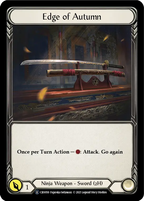 Edge Of Autumn (Rainbow Foil) [Cru050-Rf] Unlimited Rainbow Foil 1