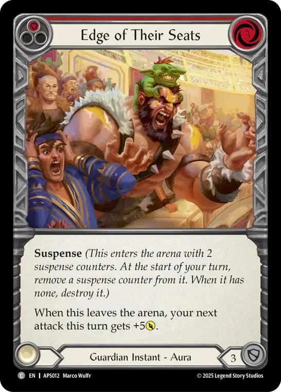 Edge Of Their Seats (Red) [Aps012] (Armory Deck: Pleiades) 1