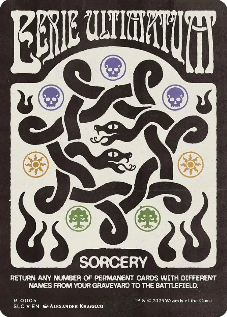 Eerie Ultimatum (Halo Foil) [Secret Lair Countdown Kit] 1