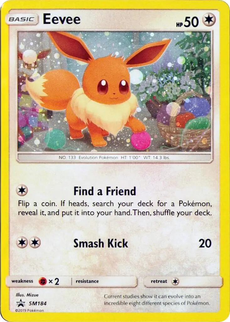 Eevee (Sm184) (Cosmos Holo) [Sword & Shield: Black Star Promos] 1