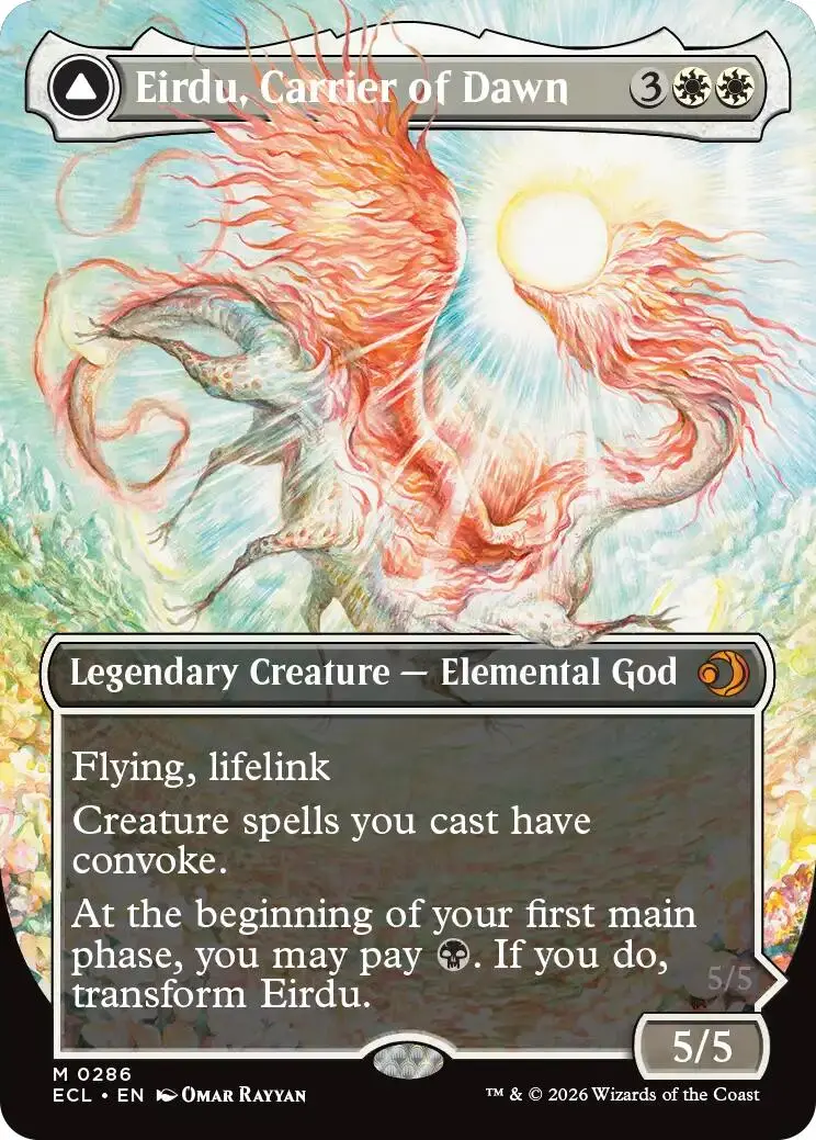 Eirdu, Carrier Of Dawn (Borderless) [Lorwyn Eclipsed] 1