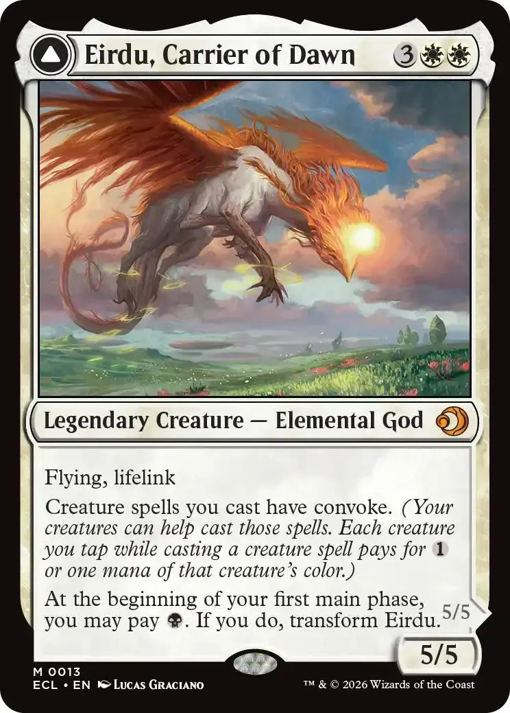 Eirdu, Carrier Of Dawn [Lorwyn Eclipsed] 1
