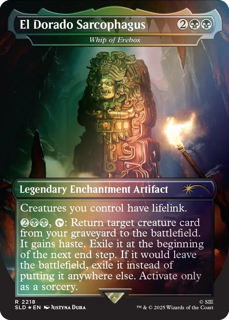 El Dorado Sarcophagus - Whip Of Erebos (Rainbow Foil) [Secret Lair Drop Series] 1