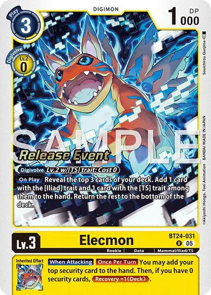 Elecmon [Bt24-031] [Time Stranger Release Events Cards] 1