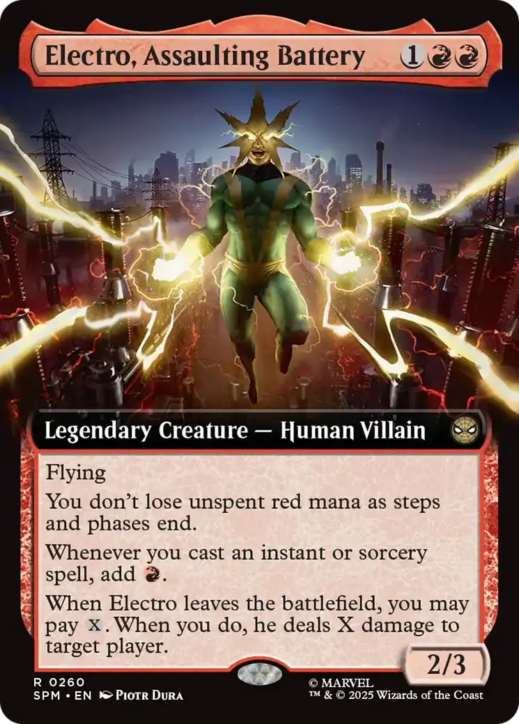 Electro, Assaulting Battery (Extended Art) [Marvel's Spider-Man] 1