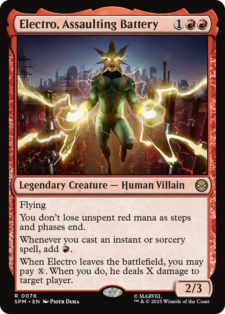 Electro, Assaulting Battery [Marvel's Spider-Man] 1