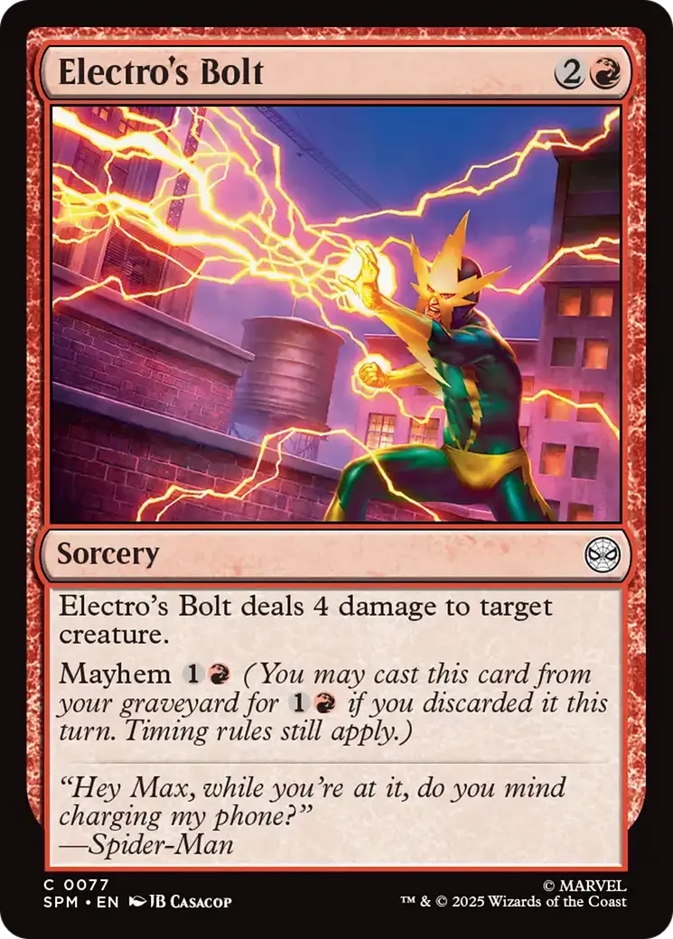 Electro's Bolt [Marvel's Spider-Man] 1