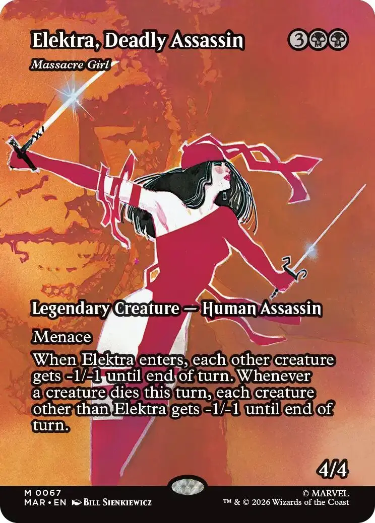 Elektra, Deadly Assassin - Massacre Girl (Borderless) [Marvel Universe: Eternal-Legal] 1