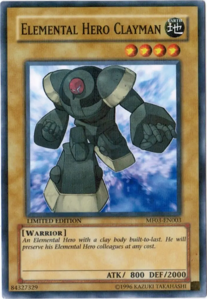 Elemental Hero Clayman [Mf03-En003] Parallel Rare 1