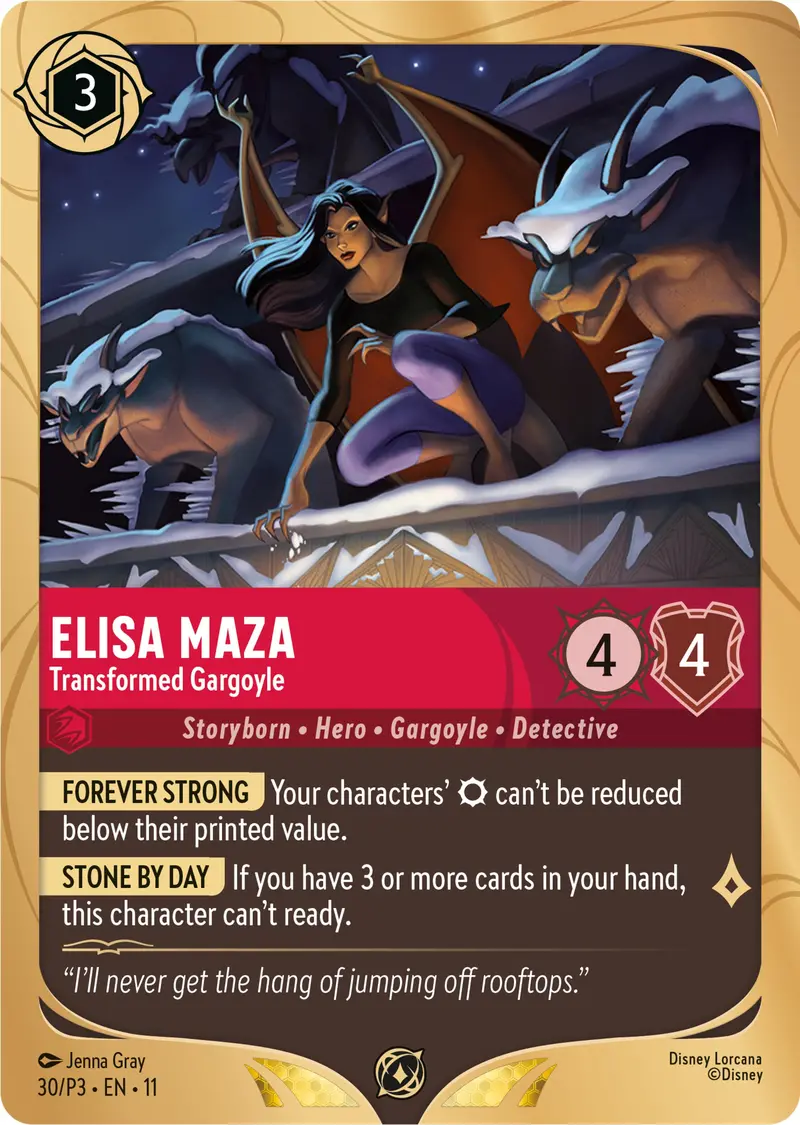 Elisa Maza - Transformed Gargoyle (30) [Promo Cards] 1