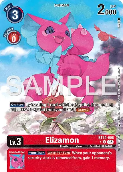 Elizamon [Bt24-008] (Box Topper) [Time Stranger] 1
