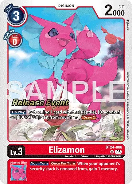Elizamon [Bt24-008] [Time Stranger Release Events Cards] 1