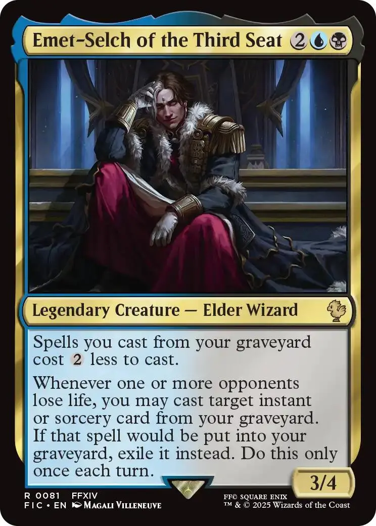 Emet-Selch Of The Third Seat (Surge Foil) [Final Fantasy Commander] 1