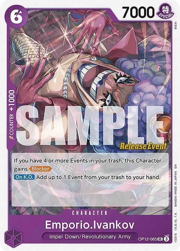 Emporio.Ivankov [Legacy Of The Master Release Event Cards] 1