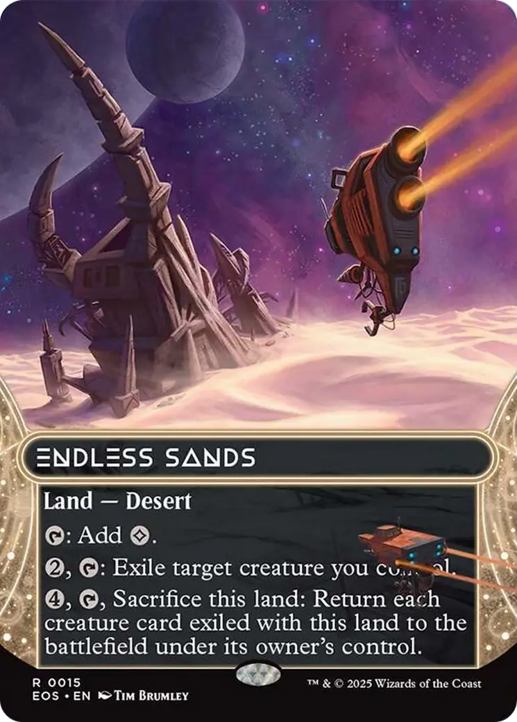 Endless Sands (0008) (Borderless) [Edge Of Eternities: Stellar Sights] 1