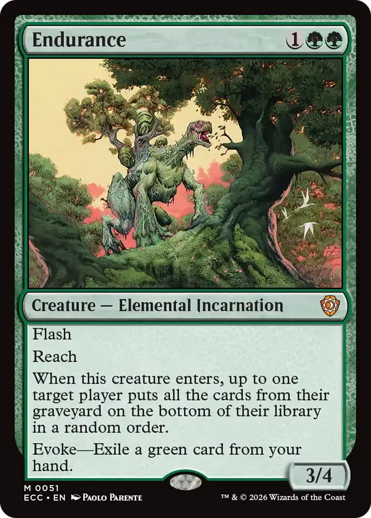 Endurance [Lorwyn Eclipsed Commander] 1