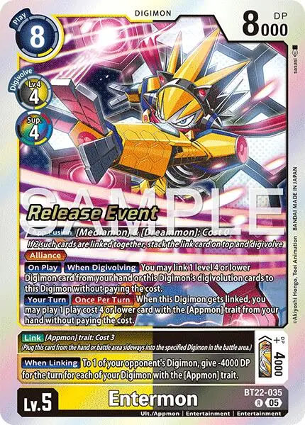 Entermon [Bt22-035] [Cyber Eden Release Event Cards] 1